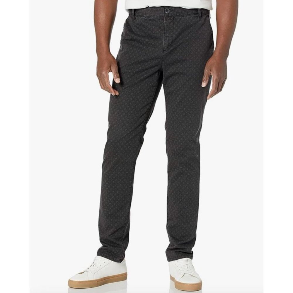 PAIGE Men’s NEW Stafford Trouser Printed Slim Fit Pant | Size W30 L32